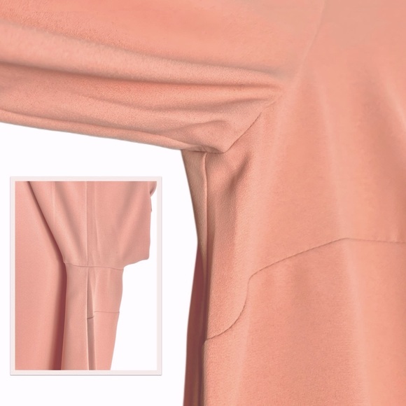 NINE WEST Women's Pullover Jewel Neck Crepe Blouse with 3/4 Bow Sleeve Detail - Picture 5 of 9